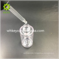 40ml transparent thick wall PETG dropper bottle with press pump and pipette